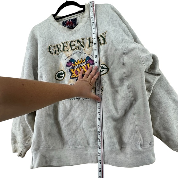 Vintage 90s Green Bay Packers NFL Super Bowl Sweatshirt men’s sz large - Picture 6 of 11